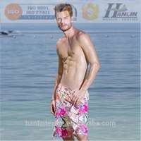 STOCKLOT cheap and good quality 100 polyester twill printed peach skin fabric for beach shorts